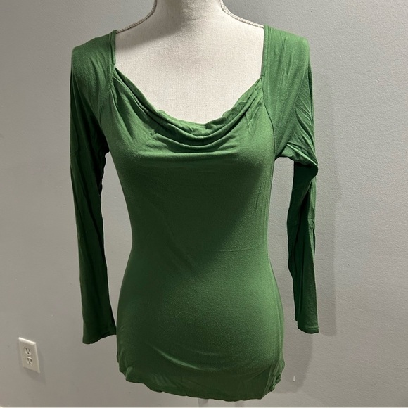 {INC} Scoop Neck Long Sleeved Blouse - Picture 1 of 3